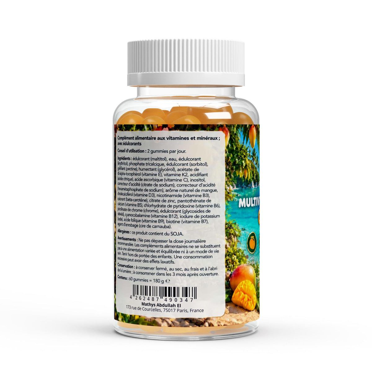 Gummies Multivitamines + Minéraux  60 gummies